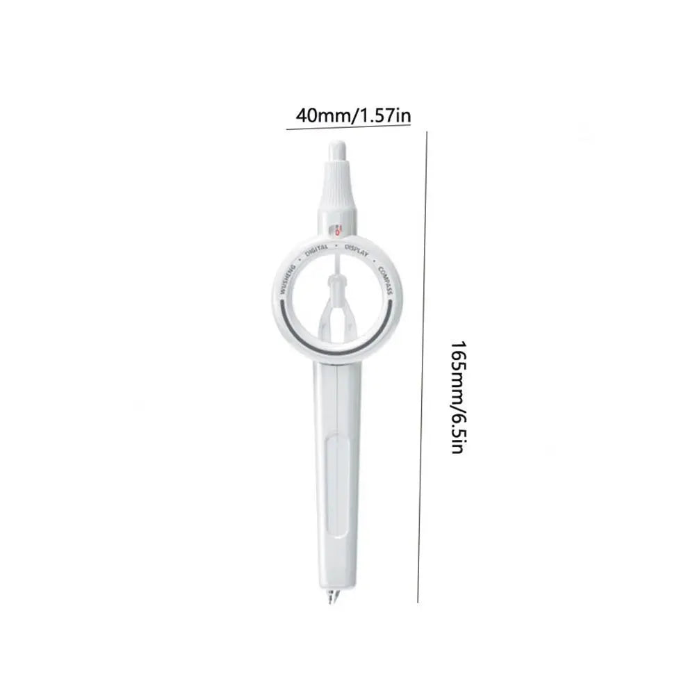 Digital Display Press Compass Ruler Primary School Exam Specific Junior High School Compass Drawing Tool Oasis Select