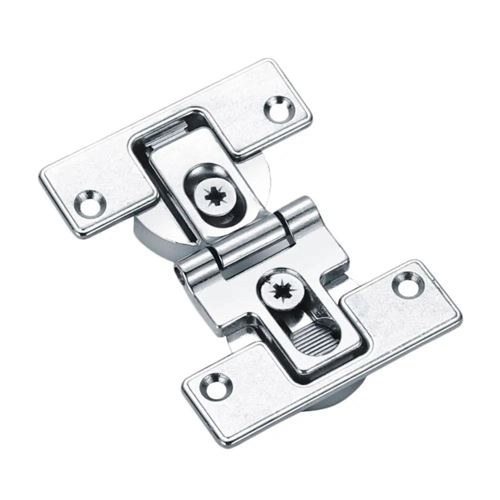 Zinc Alloy Invisible Cabinet Door Flap Hidden Hinge Folding Hinges Self-Supporting 180 Degrees Oasis Select WHITE