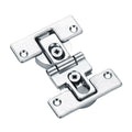 Zinc Alloy Invisible Cabinet Door Flap Hidden Hinge Folding Hinges Self-Supporting 180 Degrees Oasis Select WHITE