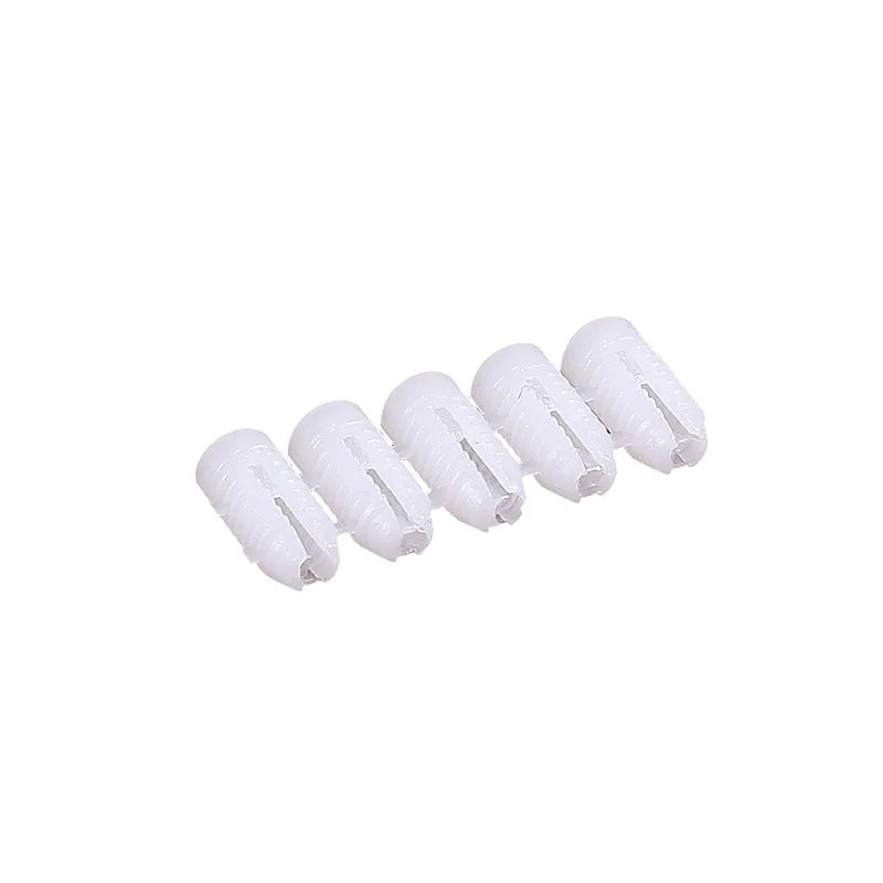 100PC/lot M4 M6 plastic Expansion Pipe Flat Head Self-Tapping Screw Nylon Tube bolt Wall Wood Hardware decoration Fasteners Oasis Select