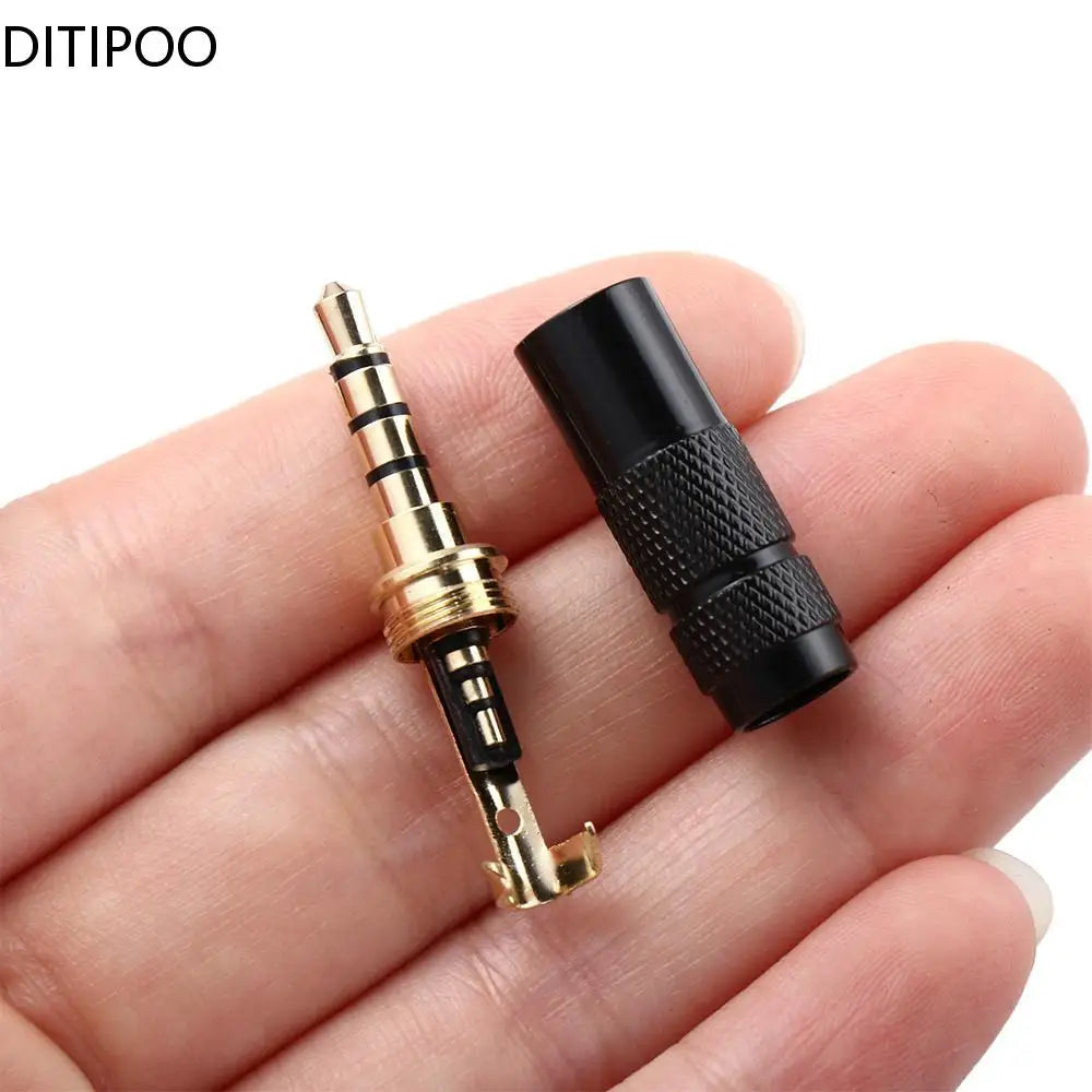 3.5mm TRS Male To 3.5mm TRRS Female Stereo Microphone Connector 3 Pole Plug To 4 Pole Gold Plated Jack Mic Converter Adapter Oasis Select