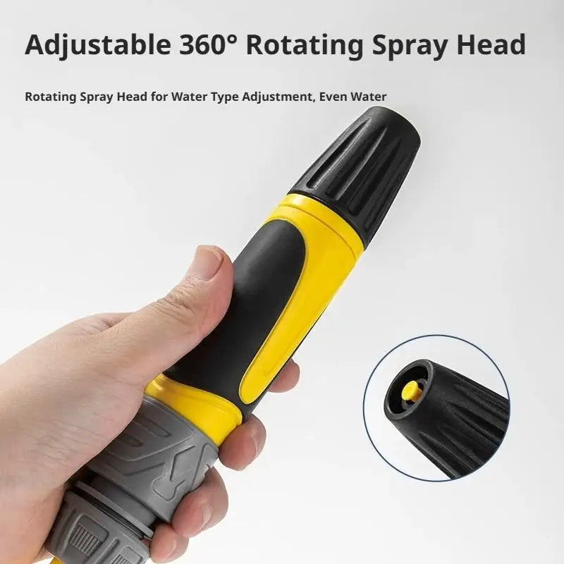Adjustable High-Pressure Garden Hose Spray Nozzle – Car & Lawn