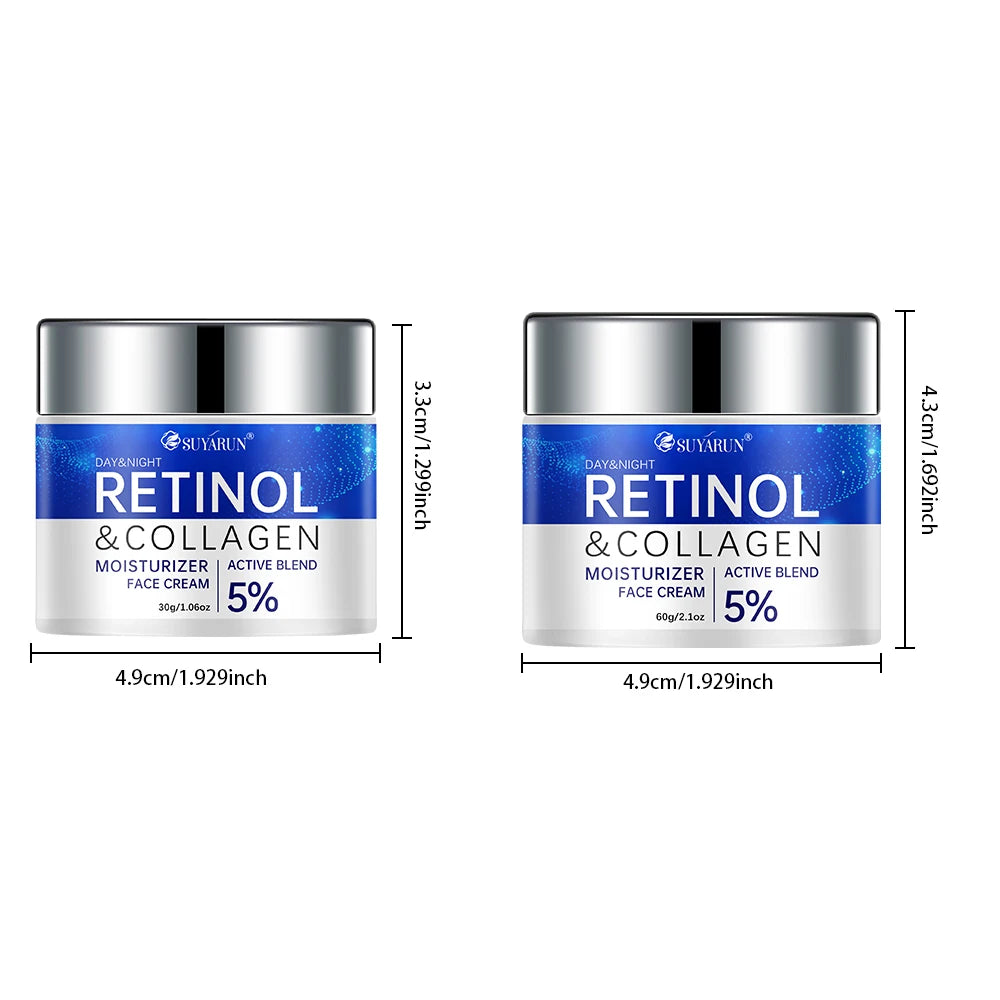 SUYARUN Retinol & Collagen Face Cream – Firming Moisturizer Anti-Aging Face Cream Oasis Select