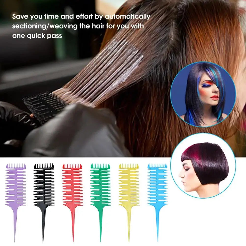 Fishbone Tail Hair Highlighting & Sectioning Comb | Salon Use Hair Highlighting Comb Oasis Select