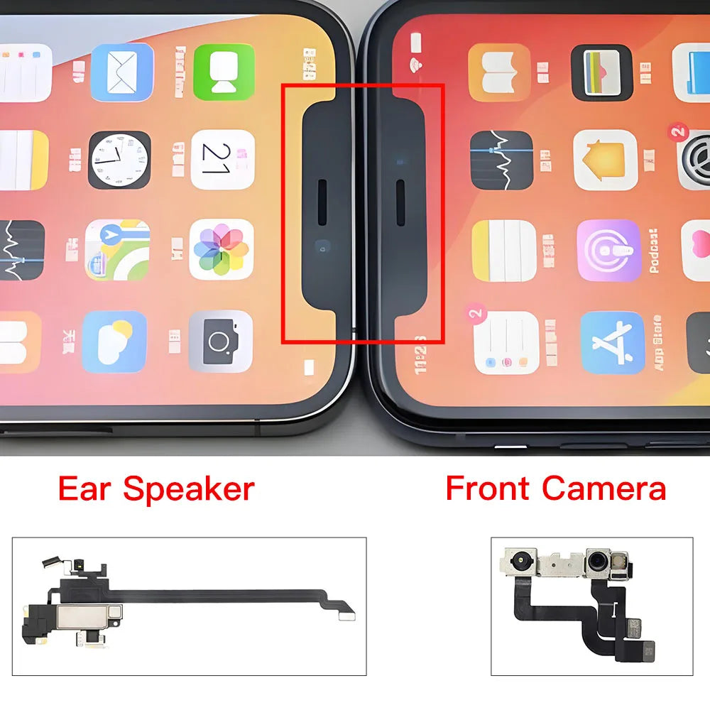 Ear Speaker & Front Camera Flex Cable – iPhone X to 12 Pro Max