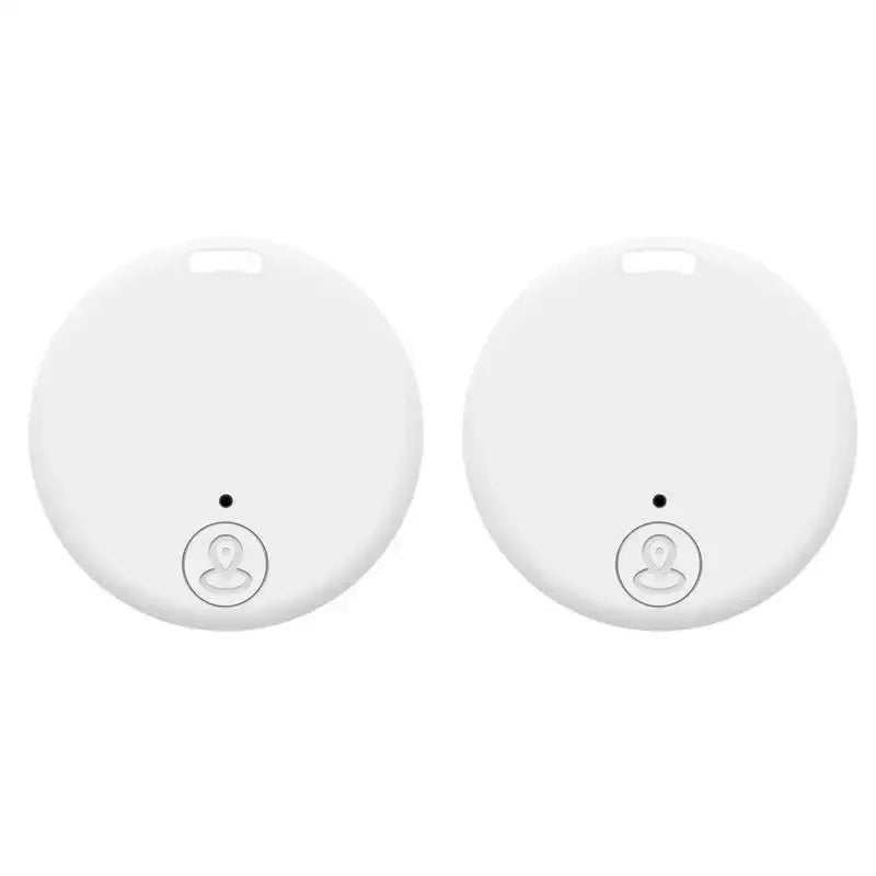 1/2/5pcs Mini GPS Wireless Bluetooth Anti-Lost Device Key Wallet Luggage Pet Kids Bag Smart Tracking Finder Locator Works Oasis Select 2pcs White