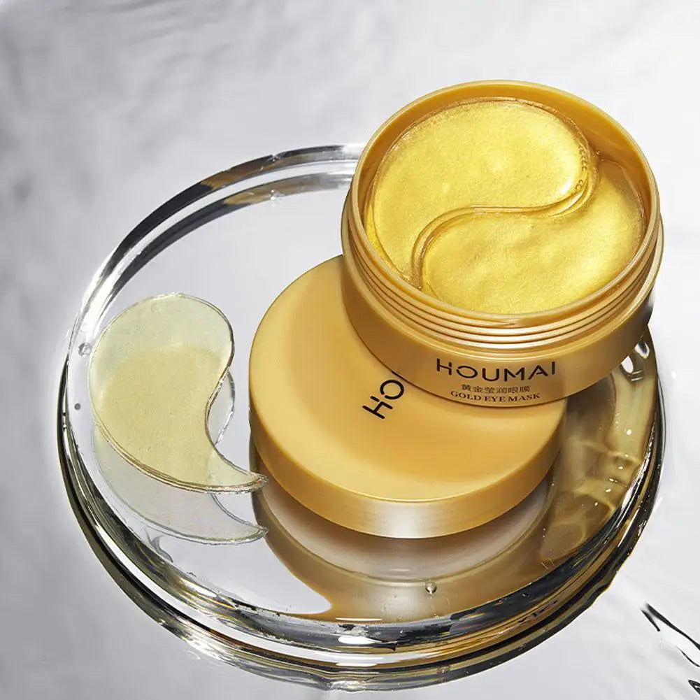 1/2/3Boxes 24K Gold Eye Gel Pads Eye Mask Under Eye Patches For Dark Circle & Puffiness Moisturizing W/ Collagen Hyaluronic Acid Oasis Select