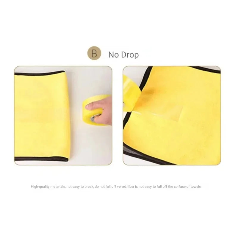1/3/5Pcs Car Nano Ultra Fiber Cloth Towel Microfiber Car Wash Towel Coral Fleece Towel Car Care Clean Cloth for Car Home Living Oasis Select