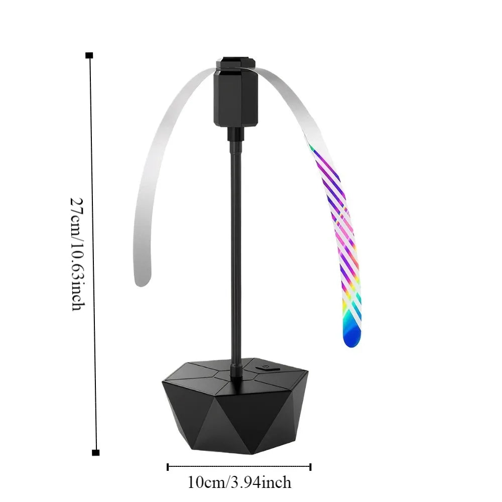 USB Rechargeable Fly Repellent Fan Can Drive Flies Multi-Functional Insect Repellent Fan Soundless Safe Fly Fans for Food Oasis Select