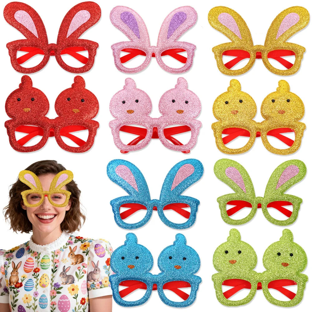 Easter Bunny Glasses Kids & Adults Photo Prop | Party Decor