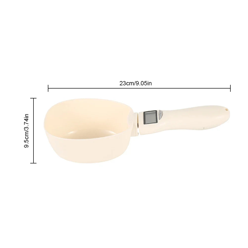 Digital Pet Food Scale Spoon – 800g Dog & Cat Measuring Pet Food Scale Oasis Select