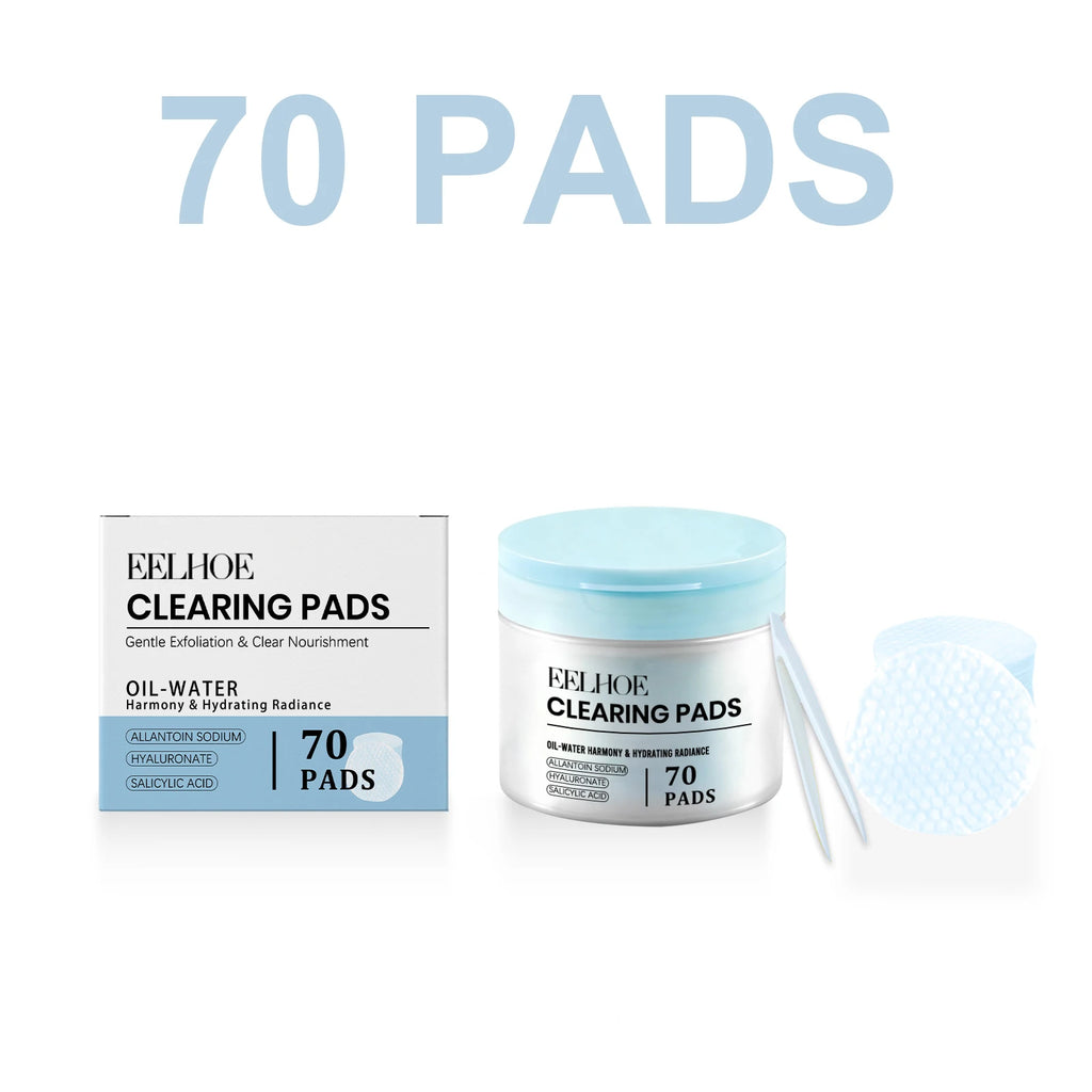 70/140/210/280 Pads Clearing Pads Salicylic Acid Gentle Exfoliating Hydrating Toner Pads Deep Moisturizing Smooth Skin Texture Oasis Select 70 Pads
