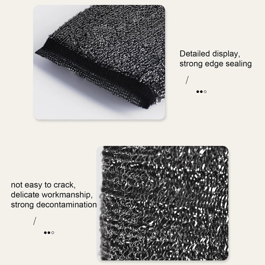 6Pcs Kitchen Dishwashing Sponge Does Not Hurt Pot Brush Pot Artifact Household Scratch-free Sponge Wipe Brush Cleaning tools Oasis Select