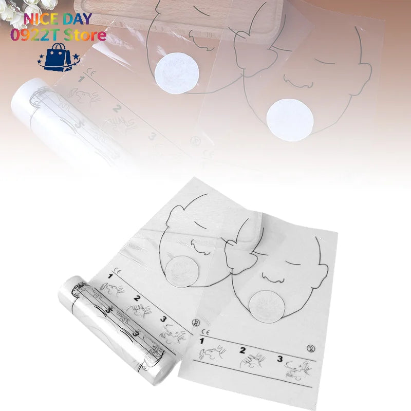30/60PCS Portable Breathing Mask Disposable CPR Training First Aid Resuscitator Mask CPR Face Shield Roll Rescue Kit Tool@#X Oasis Select