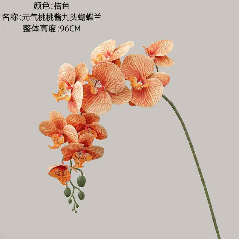 Real Touch Artificial Orchid Home Decor Wedding Decoration Oasis Select Orange