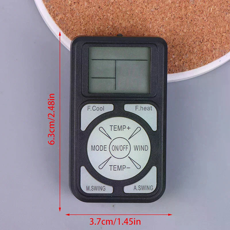 Mini Portable Universal A/C Remote Control Q58 Compatible With All Major Air Conditioner Brands And Models Oasis Select
