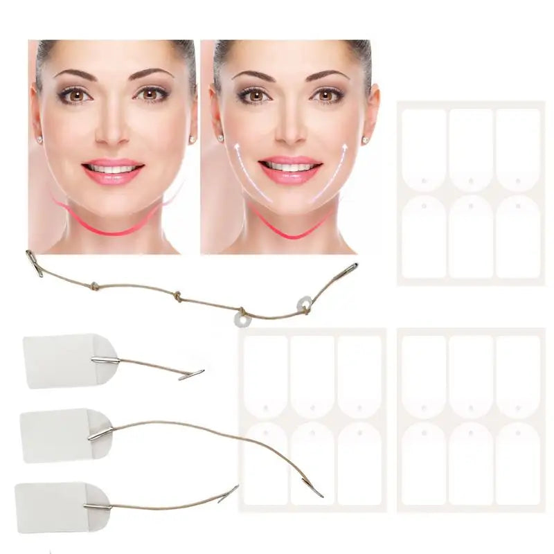 Waterproof V Face Makeup Adhesive Tape Invisible Breathable Lift Face Sticker V-Shape Chin Adhesive Lifting Face Stickers Oasis Select