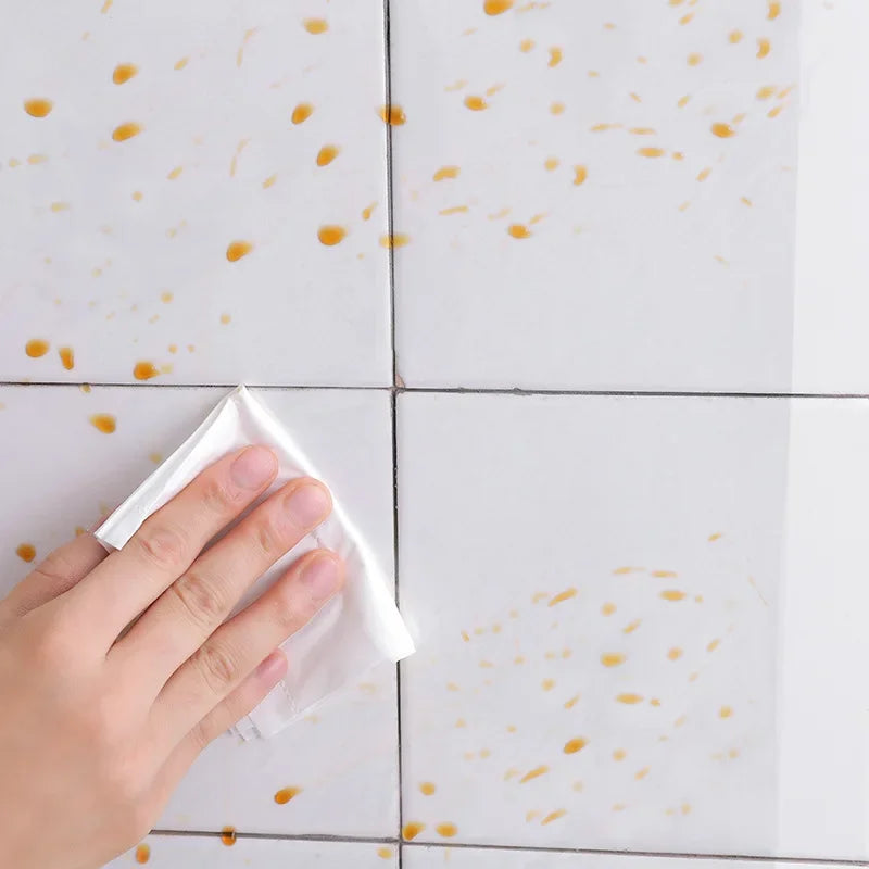 Grease Proof Kitchen Sticker High Temperature Tile Transparent Wall on The Stove Top Waterproof Self-adhesive Wallpaper Oasis Select