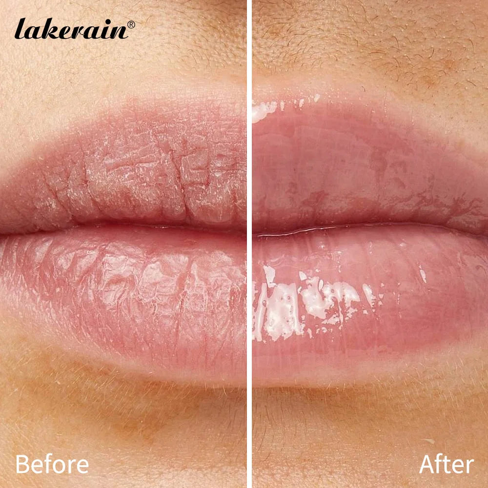 Lakerain Glow Oil Balm Long-lasting Moisturizing Lip Oil Balm Smooth Moisturizing Daily Lips Care Pink Natural Cosmetics Makeup Oasis Select