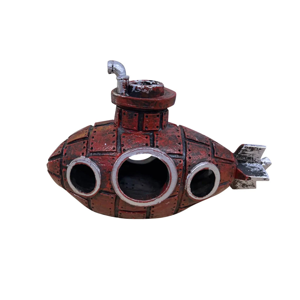 Aquarium Barrel Cave Resin Ornament | Fish Tank Decoration Aquarium Cave Ornament Oasis Select J One Size