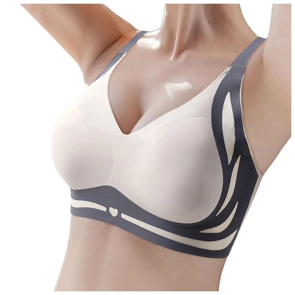 Women's Wireless Push-Up Bra | Seamless V-Neck Wire-Free Wireless Push-Up Bra Oasis Select
