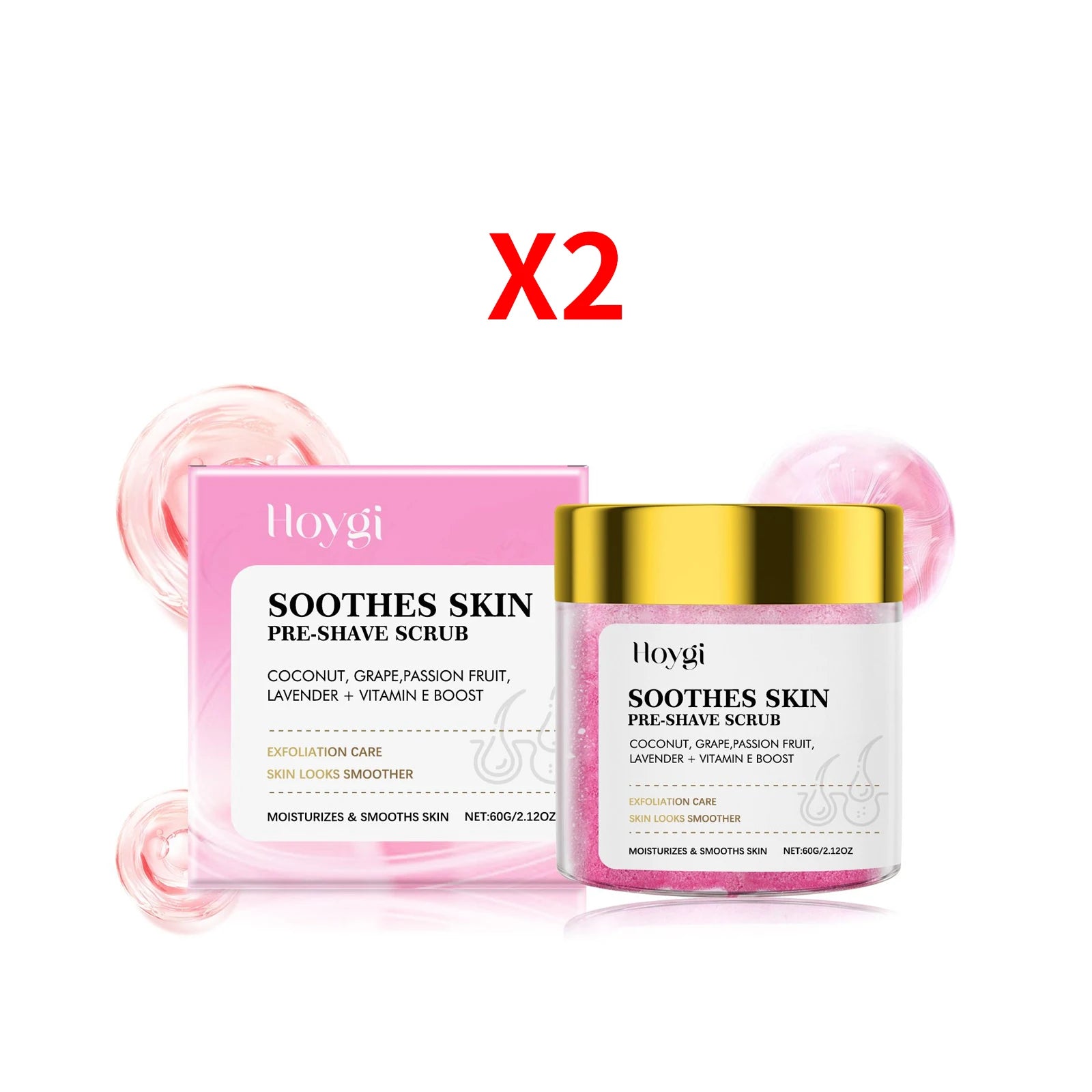 Pre Shave Scrub Exfoliation Remove Dead Skin Smoothing Moisturizing Gentle Cleansing Improve Roughness Skin After Shaving Care Oasis Select Buy 1 Get 1 Free