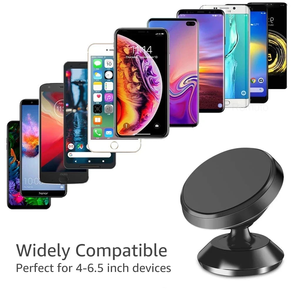 Magnetic Car Phone Holder Magnet Smartphone Mobile Stand Cell GPS Support For iPhone 13 12 XR Xiaomi Mi Huawei Samsung LG Oasis Select