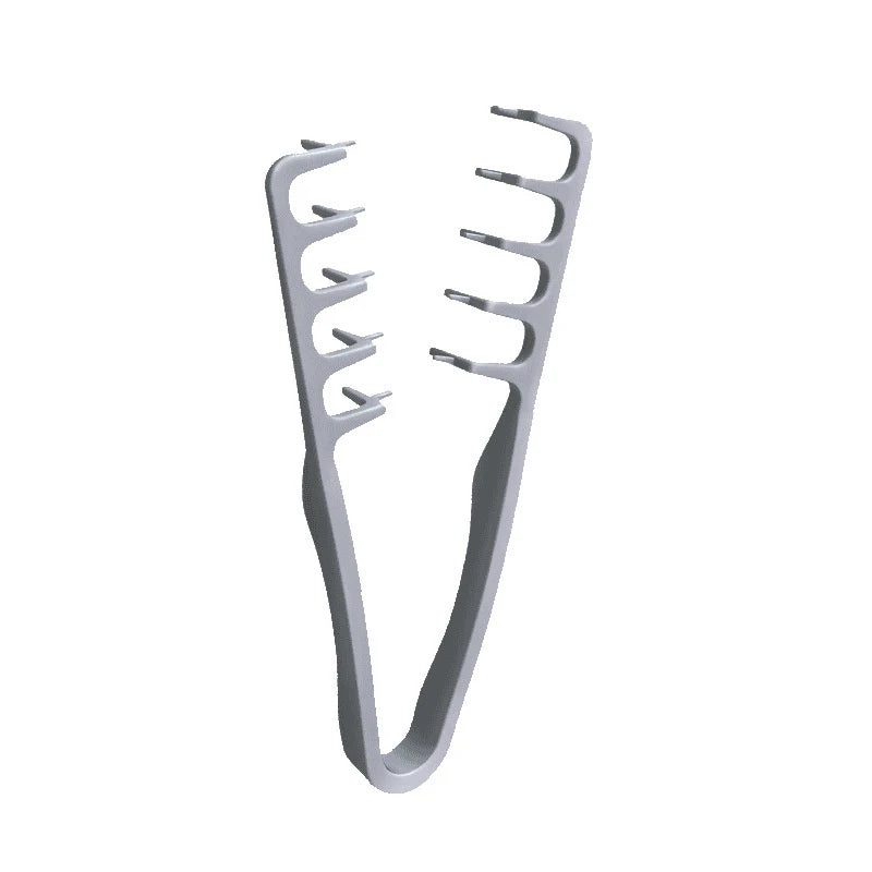 Wide-Tooth Volumizing Hair Styling Comb Curling Tools Fluffy Texture For Men Ideal For All Hair Types Hairstyling Tool Oasis Select Gray