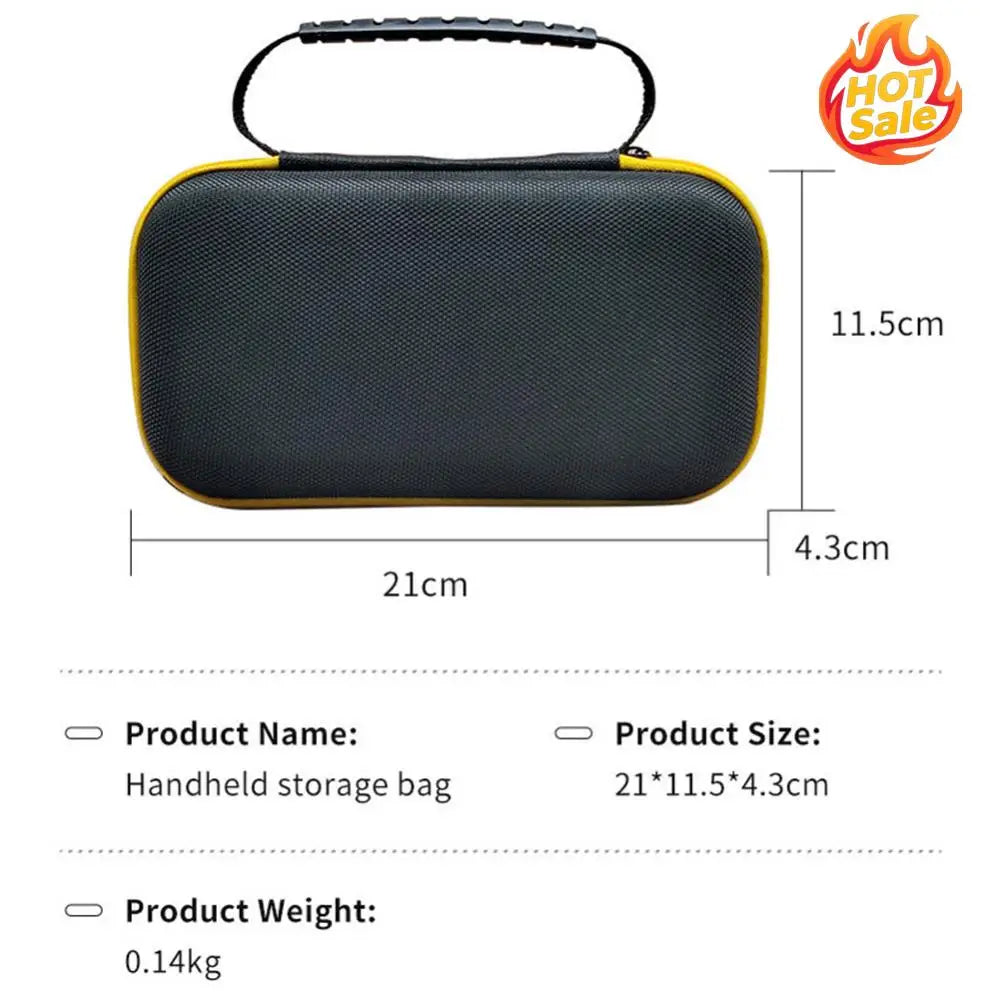 Hard Carrying Case Shockproof Portable Case Bag EVA Anti Scratch with Mesh Pocket Anti-Drop for ANBERNIC RG ARC-D RG ARC-S Oasis Select