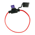 32V Mini Auto Fuse Holder 16AWG And Car Blade Fuse 3A 20A Waterproof Small Car Insert Fuse Socket in Line Cutoff Switch Adapter Oasis Select Default Title