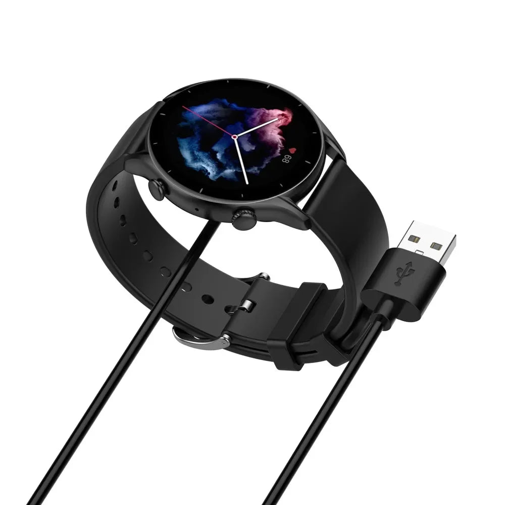 Magnetic USB Charger Cable for Amazfit GTR 3 GTS 3 Pro – 1m Smartwatch Charger Cable Oasis Select