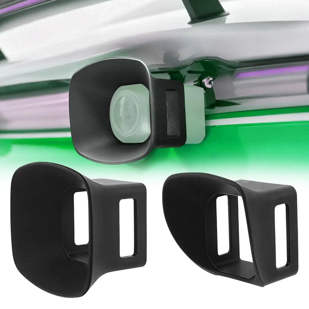 Universal Car Rear View Camera Waterproof Cover Silicone ield Rain Bloing Bumper Suitable for wide-angle square cameras Oasis Select
