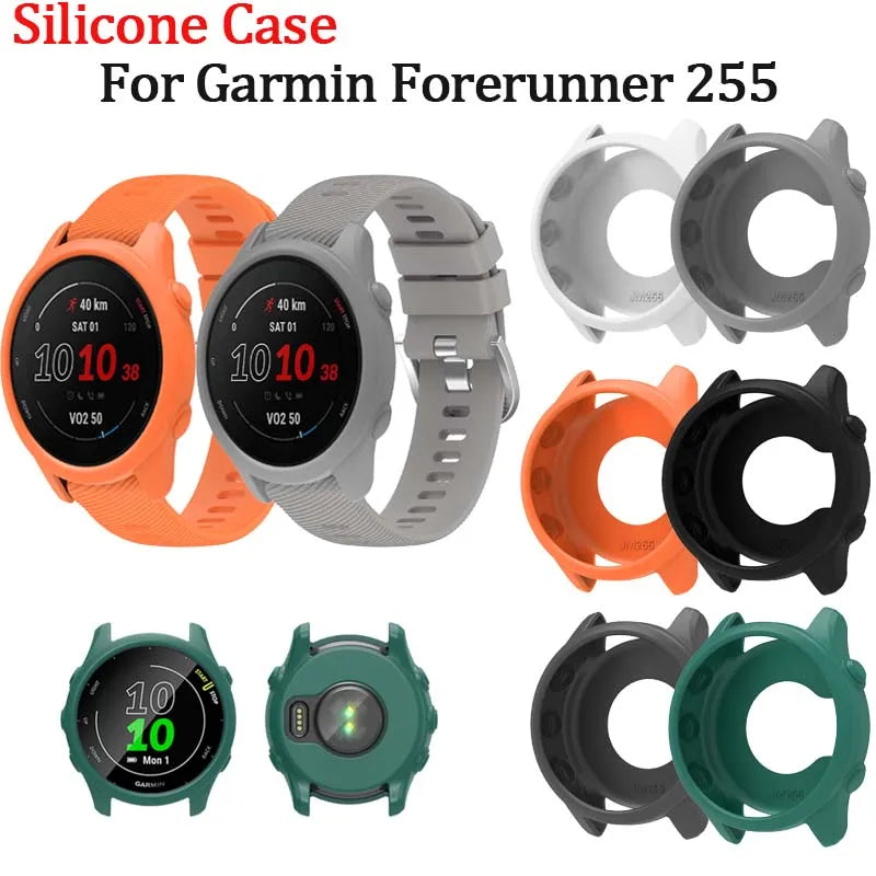 Silicone Case for Garmin Forerunner 255 & 265 | Bumper Cover Smartwatch Case Oasis Select