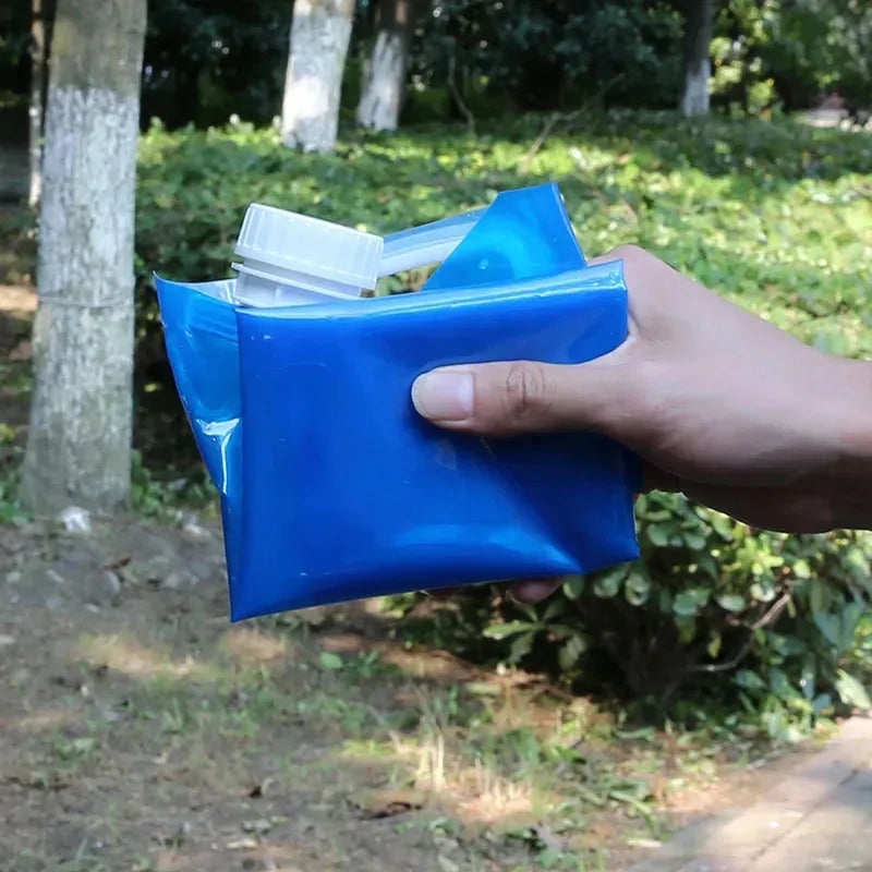 1/3/5Pcs 10L Camping Water Bag Portable Folding Water Bucket Large Water Container Outdoor Travel Collapsible Pouch Can Oasis Select