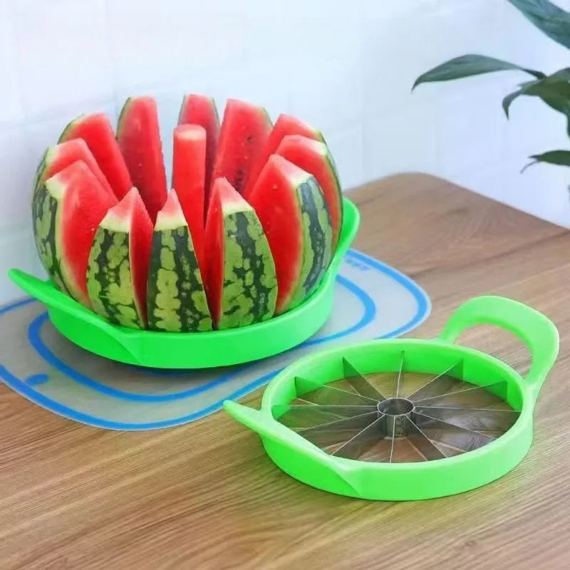 Watermelon Cutting Stainless Steel Fruit Cutter Multifunctional Household Cantaloupe Apple Fruit Slicer Convenient Oasis Select