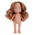 Realistic Vinyl Doll with Long Hair Unclothed Art Toy Collection Figurine Cute Face Freckles Play Doll Gift Toy Oasis Select Light brown