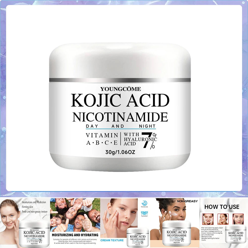 Kojic Acid & Collagen Face Cream – Brightening & Firming Brightening Face Cream Oasis Select 30g-1pcs