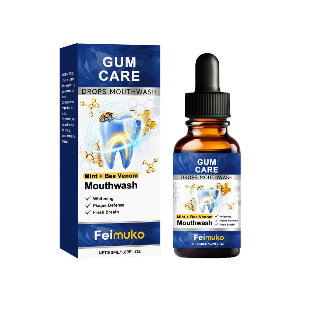 Feimuko Bee Venom Gum Care Mouthwash – Teeth Whitening 50ml Gum Care Mouthwash Oasis Select 50ml One Unit adults