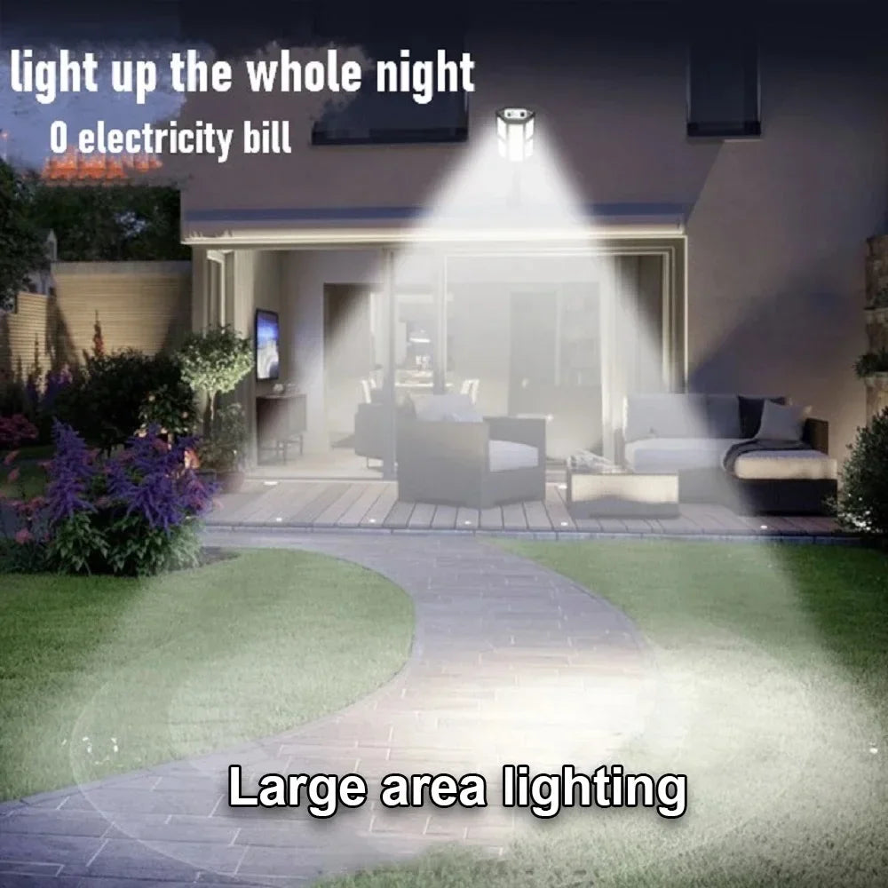 30000LM Motion Sensor Solar LED Lights Outdoor Solar Garden Lamp 3 Modes Waterproof Wall Lighting For Patio Garden Solar Light Oasis Select