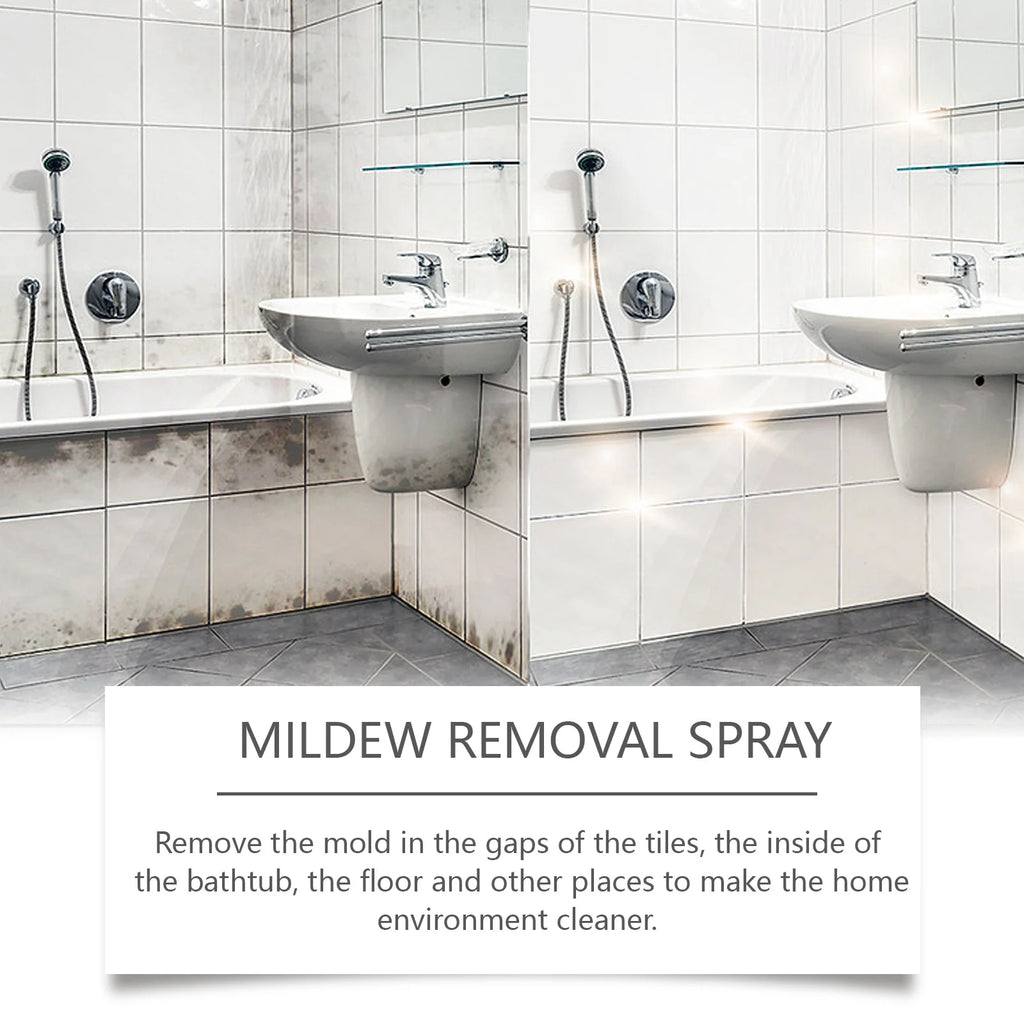 Mildew Removal Spray – Tiles, Bathtubs & Mould Cleaner 60ml Mould Removal Spray Oasis Select