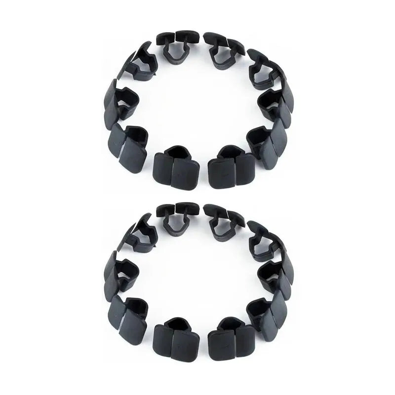 10/20/30/40/50/60pcs Vehicles Clips Retainer Spare Strong Easy Installation Fitment Heat-Resistant Hood Insulation Pad Ample Oasis Select 20pcs