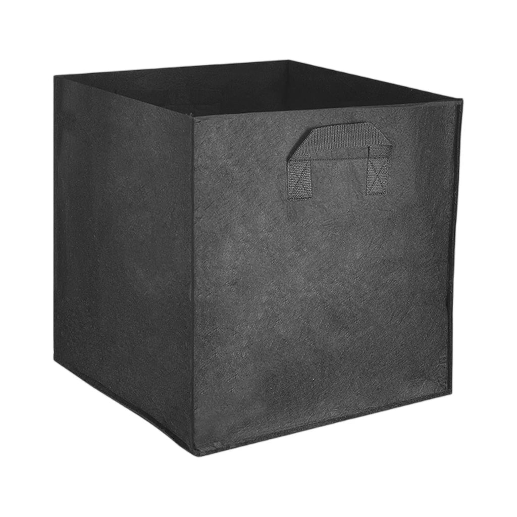 3PC Breathable Plant Bags Gardening Square with Handles Grow Bags for Outdoor and Home Garden 30x30x30cm Plant Containers Oasis Select 3PCS One Size