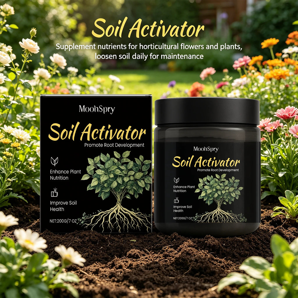 Soil Activator for Plants Garden Nutrient Soil Promote Root Health Growth Flower Loose Soil Improves Soil Structure Plant Care Oasis Select