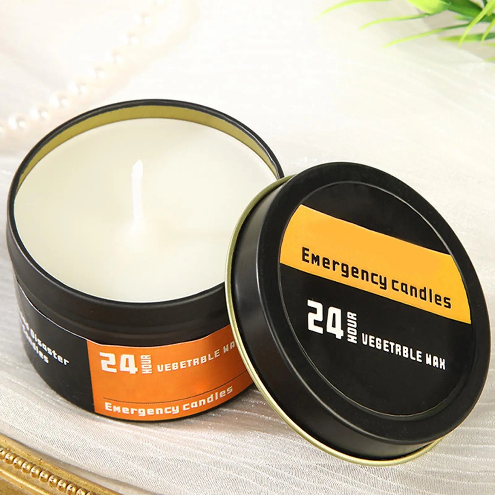 Emergency Candle for Household Power Outages 24 Hour Long Lasting Survival Candle Emergency Supplies No Electricity Lighting Oasis Select