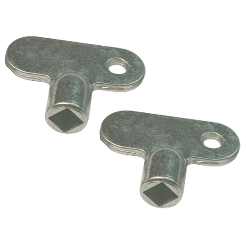 2Pcs Radiator Valve Key Faucet Key Radiator Water Tap 5×5mm Valve Socket Special Lock Wrench Zinc Alloy Oasis Select B