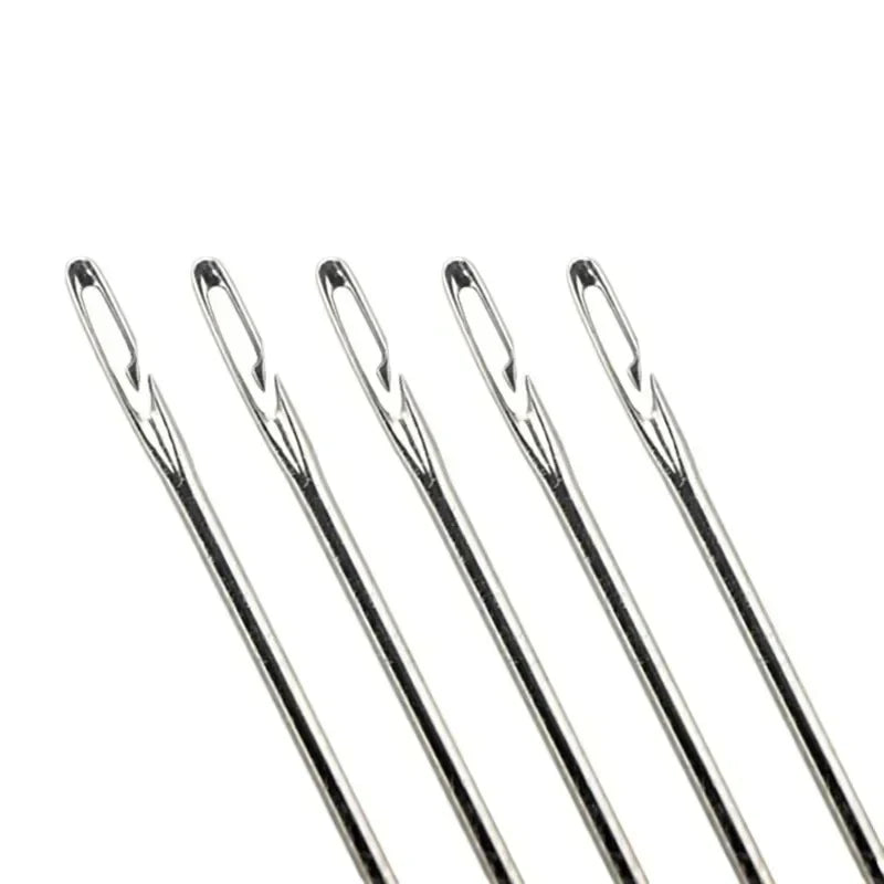 1/3/6set Sewing Needles Multi-Size Side Opening Stainless Steel Darning Sewing Household Hand Tools Oasis Select