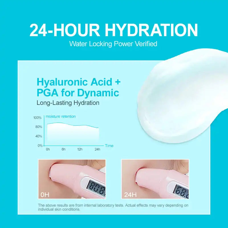 Hyaluronic Acid Moisturizing Face Cream Long-lasting Hydration Removal Enlarged Pore Rich Moisturizer Dry Skin Facial Skin Care Oasis Select