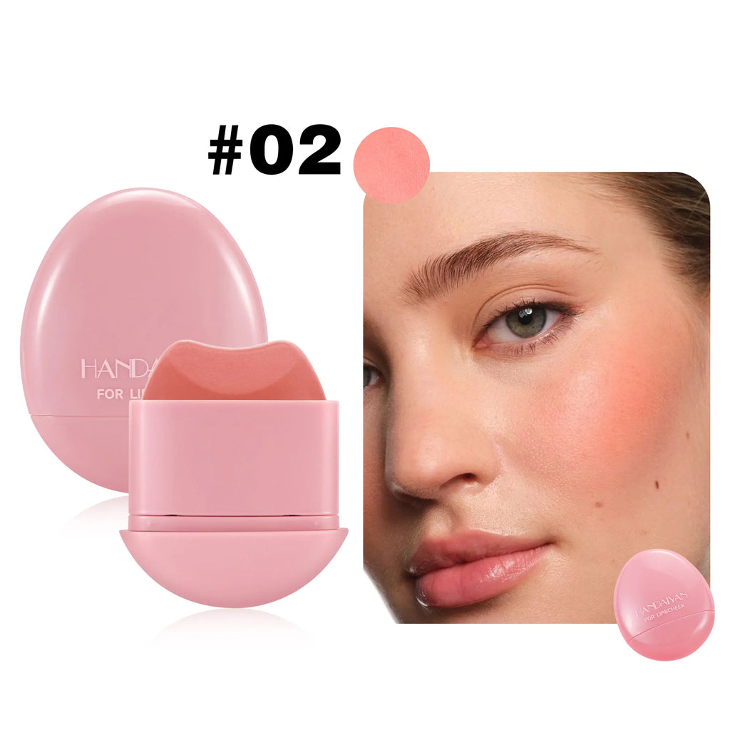 HANDAIYAN 2-in-1 Cream Blush Stick – Lip & Cheek Waterproof