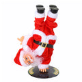 Breakdancing Headstand Santa Plush Toy – Singing & Spinning