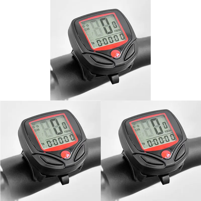 1-6pcs Bicycle Speedometer Computer BN 518 Waterproof Stopwatch Bicycle MTB Odometer Stopwatch Bicycle Accessories Oasis Select 3pcs